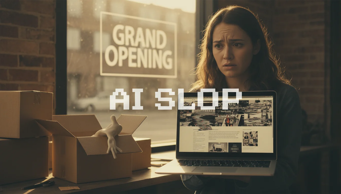 Your AI-Built Website Is AI Slop — And You Don't Even Know It