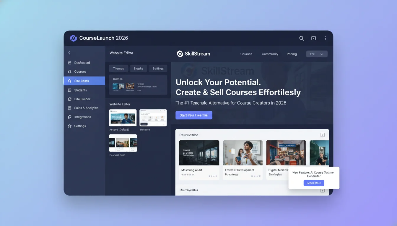 Best Teachable Alternative for Course Creators in 2026