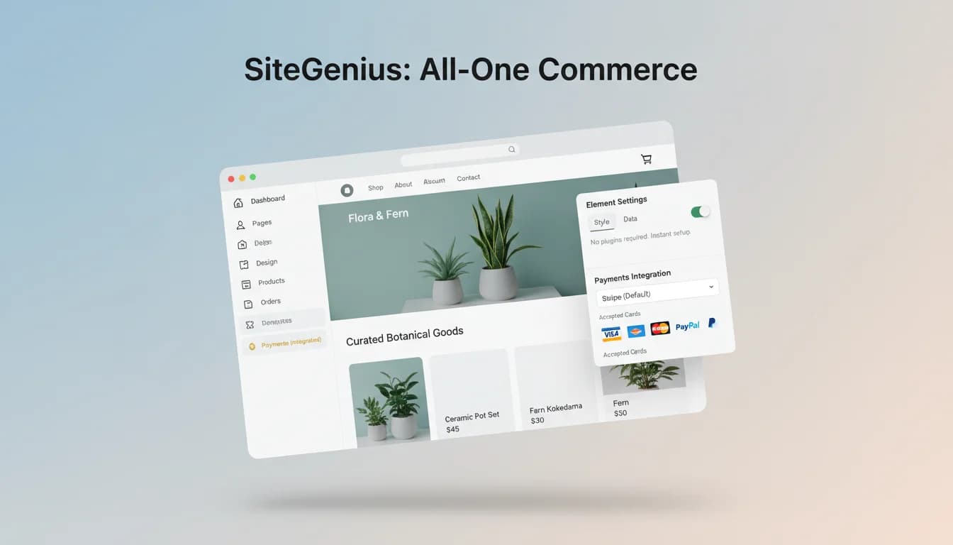 Best Website Builder with Built-In Payments (No Plugins Needed)