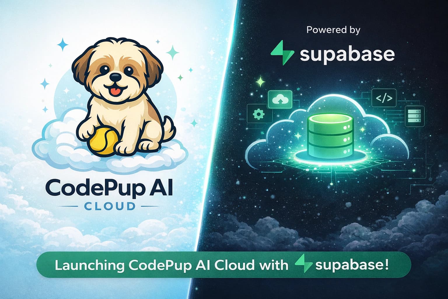 CodePup AI + Supabase: Managed Backend, AI Databases & Edge Functions, All in One