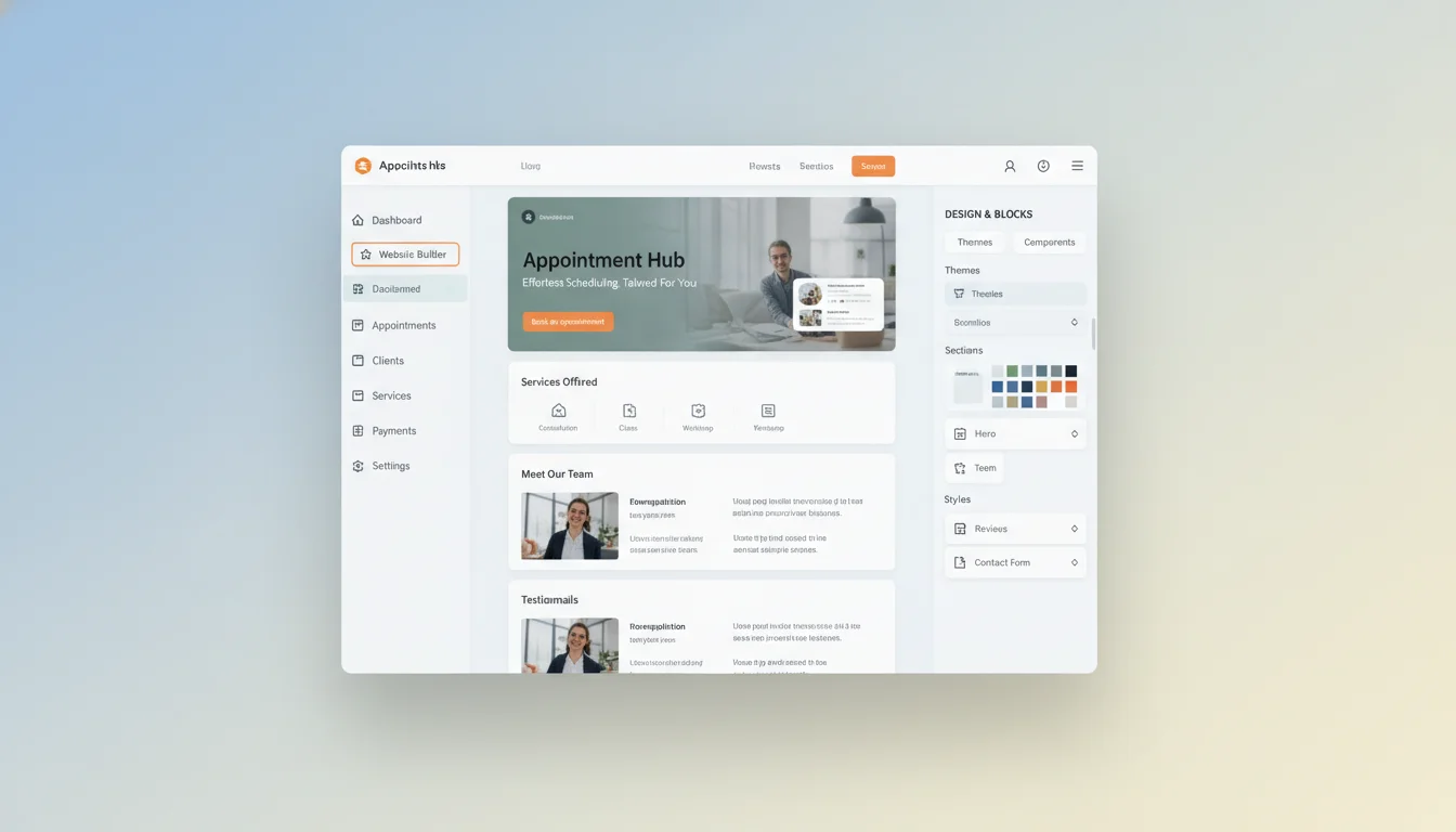 How to Build an Appointment Booking Website Without Wix or Acuity