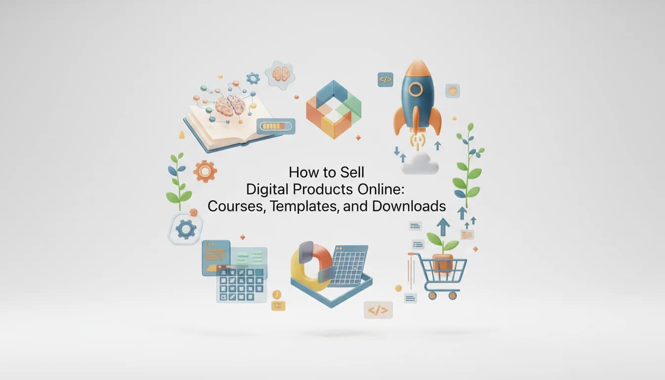 How to Sell Digital Products Online: Courses, Templates, and Downloads