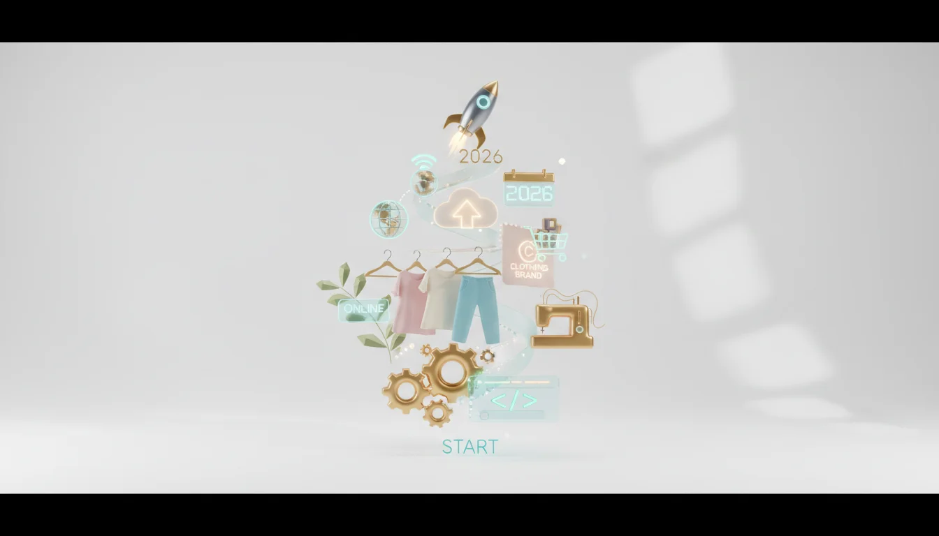 How to Start a Clothing Brand Online in 2026