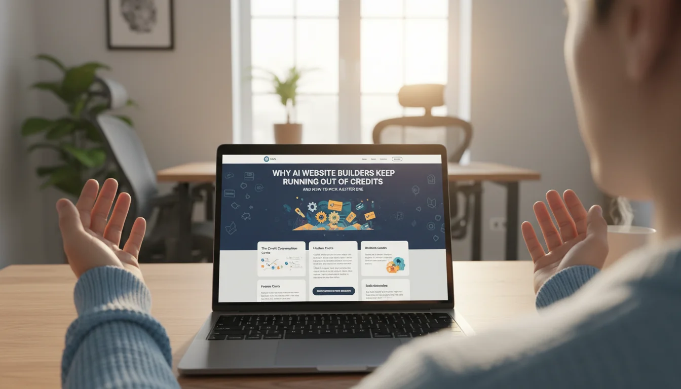 Why AI Website Builders Keep Running Out of Credits (And How to Pick a Better One)