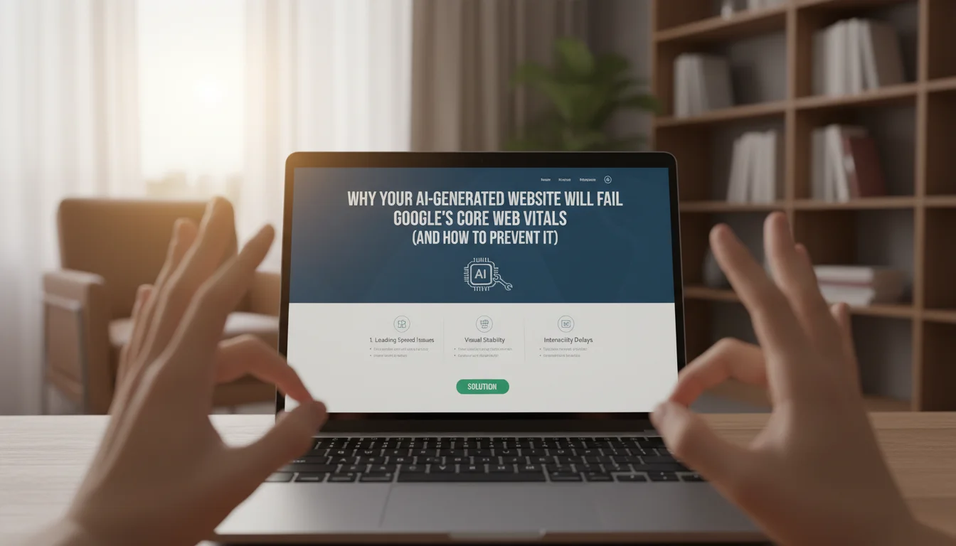 Why Your AI-Generated Website Will Fail Google's Core Web Vitals (And How to Prevent It)